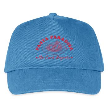 Pasta Paradise Retro Spaghtetti mit Hackbällchen - Kinder Basecap - Pfauenblau - Vorne