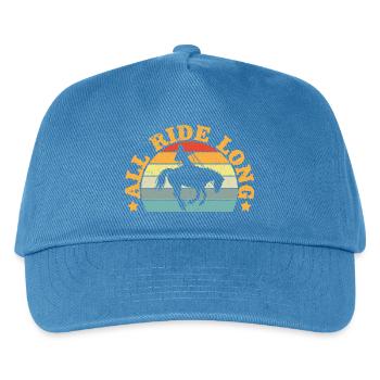 Western Rider All Ride Long Cowgirl Rodeo - Kinder Basecap - Pfauenblau - Vorne