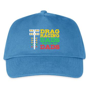 Drag Race Vater Papa Dad - Kinder Basecap - Pfauenblau - Vorne