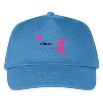 fitness - Kids’ Baseball Cap - peacock-blue - Front