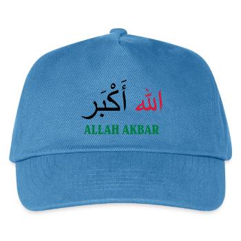 Allah Akbar - Kinder Basecap - Pfauenblau - Vorne