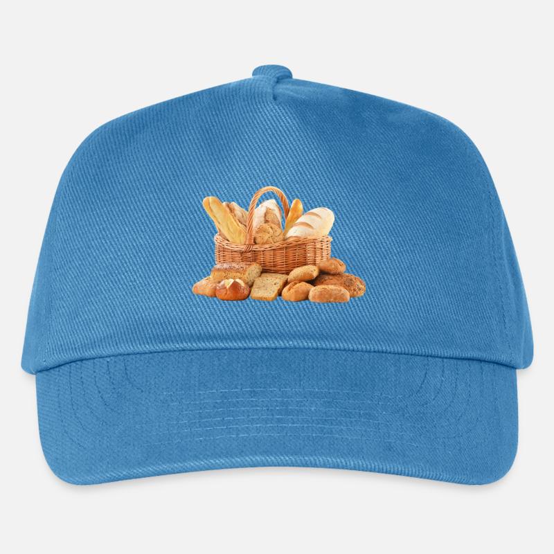 Brot Pain Bread - Kinder Basecap - Pfauenblau