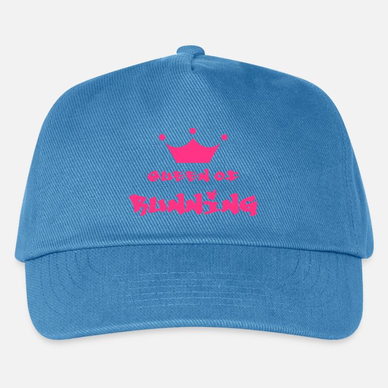 Laufen / Running / Jogging / Joggen / Marathon - Kinder Basecap - Pfauenblau