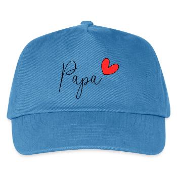 PAPA. VATERTAG. FROHER VATERTAG. ALLES GUTE ZUM GEBURTSTAG. - Kinder Basecap - Pfauenblau - Vorne