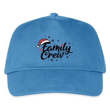 Équipage familial Noël - Casquette de baseball Enfant - bleu paon - Devant