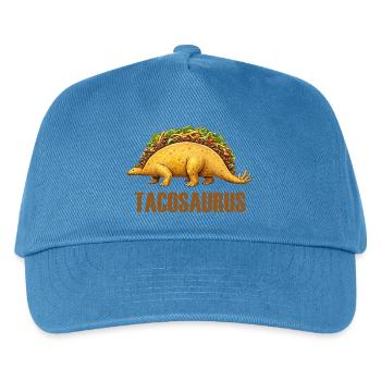 Tacosaurus – Dino trifft Tex-Mex - Kinder Basecap - Pfauenblau - Vorne