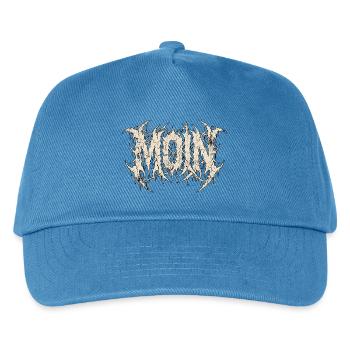 Heavy Metal Moin - Kinder Basecap - Pfauenblau - Vorne
