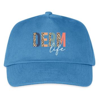 Derm Life – Dermatologe, Dermatologie-Krankenschwester und Praxis - Kinder Basecap - Pfauenblau - Vorne
