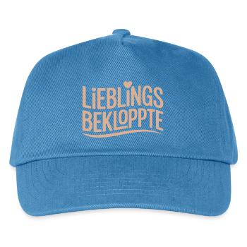 Lieblingsbekloppte Verrückt Freundin Lustig - Kinder Basecap - Pfauenblau - Vorne