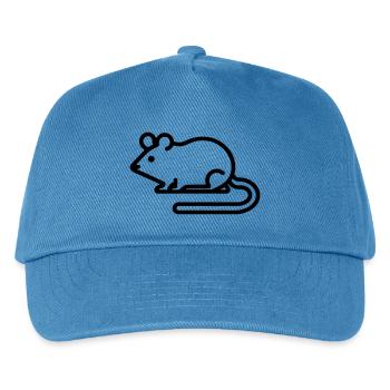 Charming Minimalist Mouse Icon for All Occasions - Kids’ Baseball Cap - peacock-blue - Front
