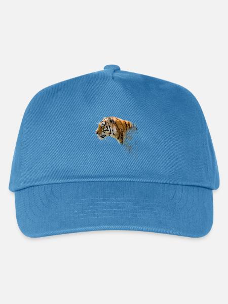 Tiger - Kinder Basecap - Pfauenblau