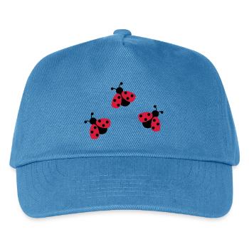 6254398 118120415 Marienkaefer - Kinder Basecap - Pfauenblau - Vorne