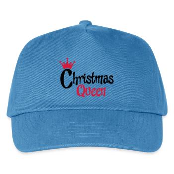 weihnachten - Kinder Basecap - Pfauenblau - Vorne