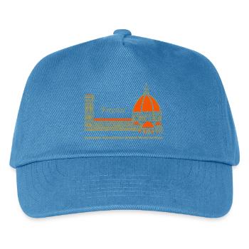 Florenz Kathedrale Santa Maria del Fiore - Kinder Basecap - Pfauenblau - Vorne
