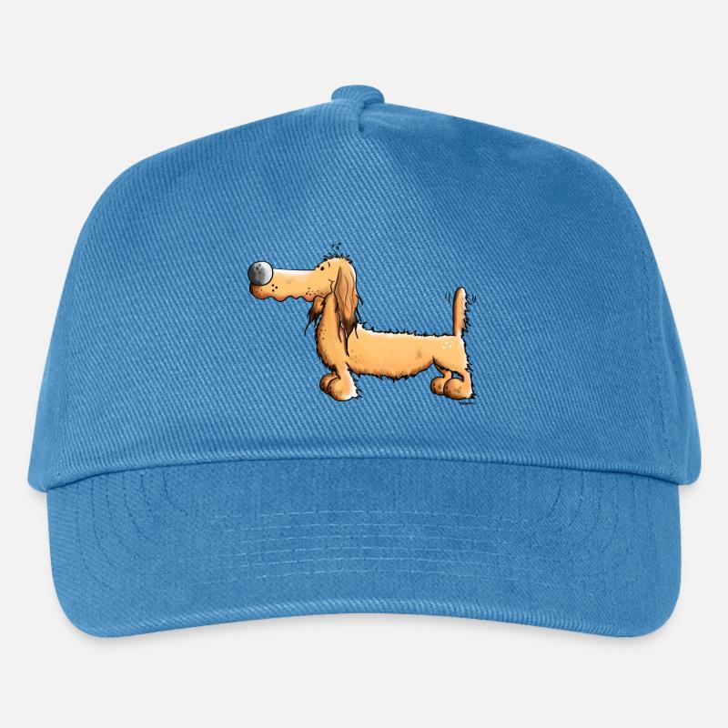 Damiana der Dackel - Kinder Basecap - Pfauenblau