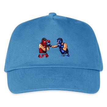 boxing - Kids’ Baseball Cap - peacock-blue - Front