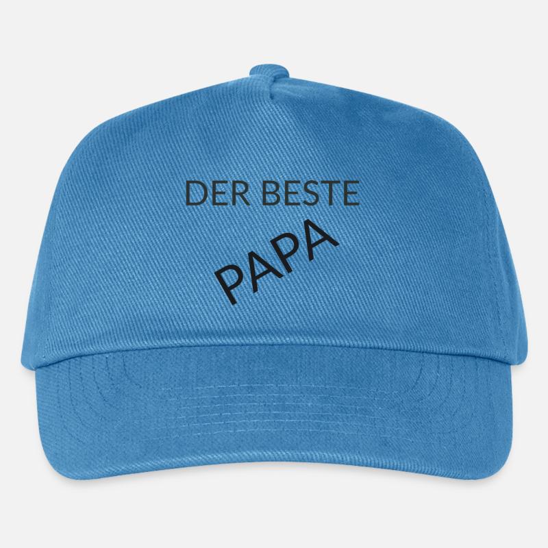 Der beste Papa - Kinder Basecap - Pfauenblau