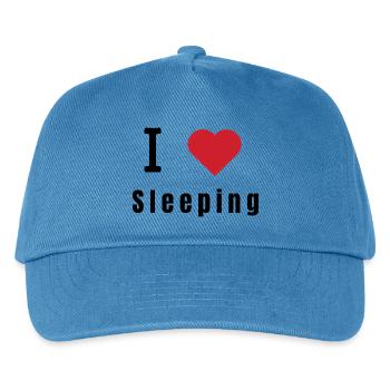 J’adore dormir - Casquette de baseball Enfant - bleu paon - Devant