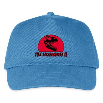 Tyrannosaurus Rex Hunger - Kinder Basecap - Pfauenblau - Vorne