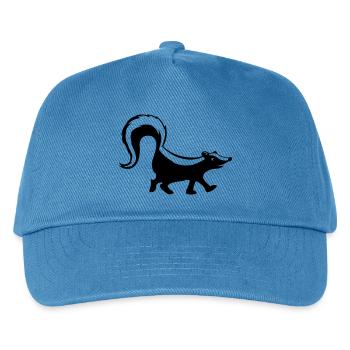 Skunk 1 - Kids’ Baseball Cap - peacock-blue - Front
