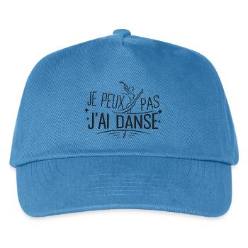 I can't I danced - Kids’ Baseball Cap - peacock-blue - Front