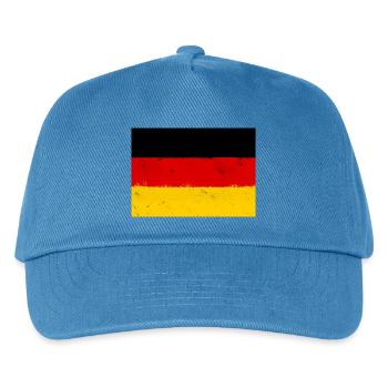 Flag of Germany - Kids’ Baseball Cap - peacock-blue - Front