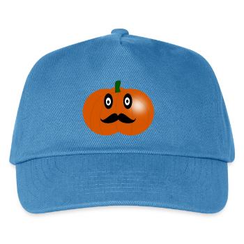 HALLOWEEN. PUMPKIN. PUMPKIN HALLOWEEN. - Kids’ Baseball Cap - peacock-blue - Front