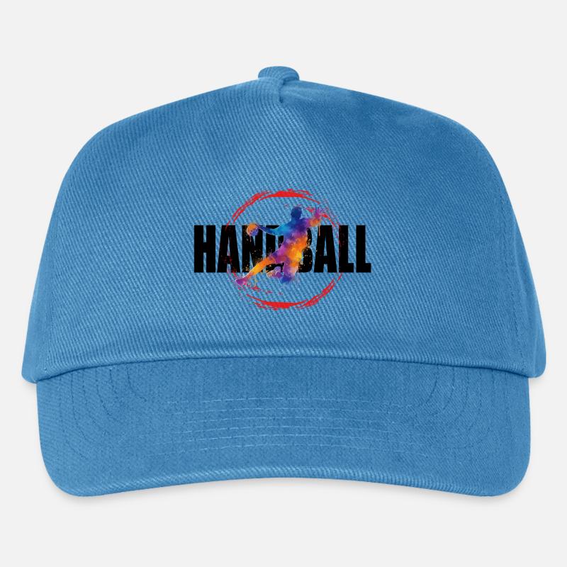 Handball - Kinder Basecap - Pfauenblau