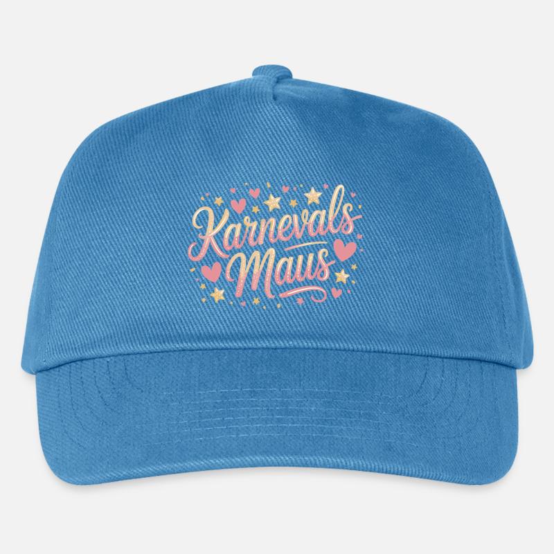 Karnevalsmaus Karneval Köln Kölner Karnevals Maus - Kinder Basecap - Pfauenblau