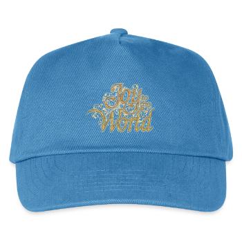 Joy to the World - Kids’ Baseball Cap - peacock-blue - Front
