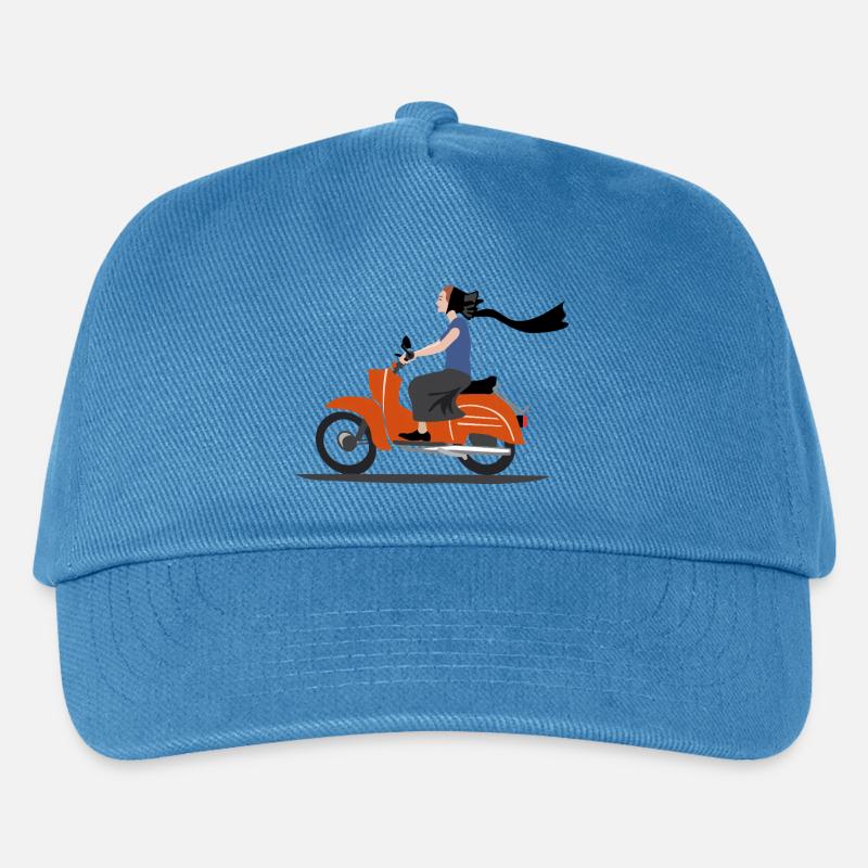 SERBSKA HOLCA MOPED - Kinder Basecap - Pfauenblau