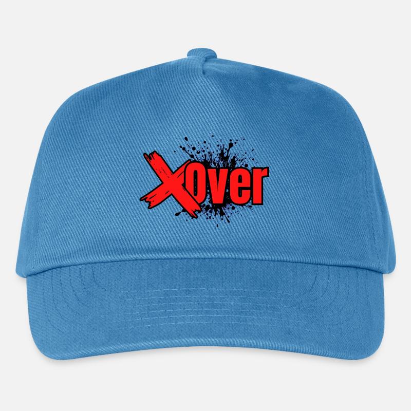 Xover Fusion Red - Kinder Basecap - Pfauenblau