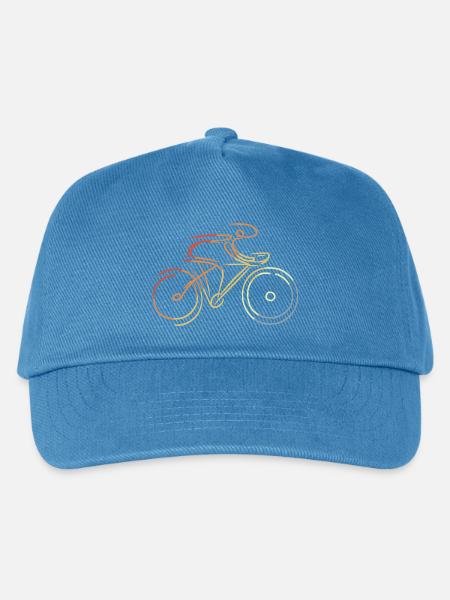 Rennradsport - Kinder Basecap - Pfauenblau