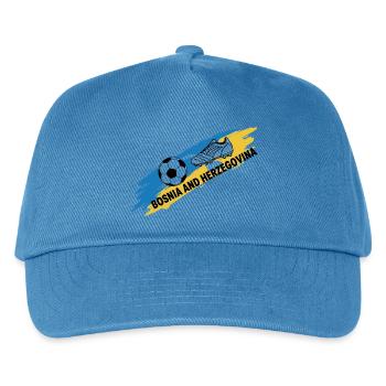 Bosnia Football Jersey Supporter Bosnia Soccer Fo - Kids’ Baseball Cap - peacock-blue - Front