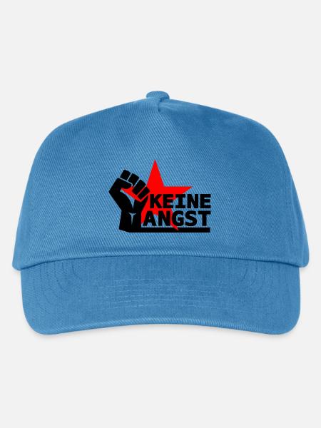 Widerstand - Keine Angst - Kinder Basecap - Pfauenblau