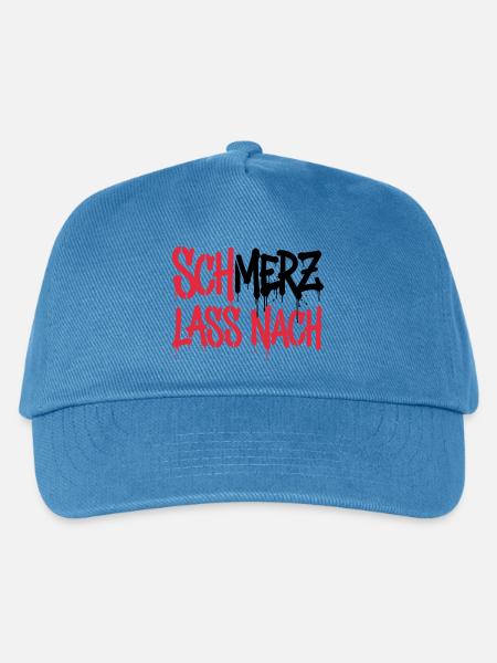 SchMerz lass nach - nein zu Merz - Kinder Basecap - Pfauenblau