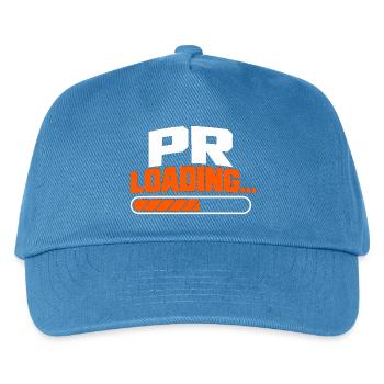 PR-Laden... für Läufer - Kinder Basecap - Pfauenblau - Vorne