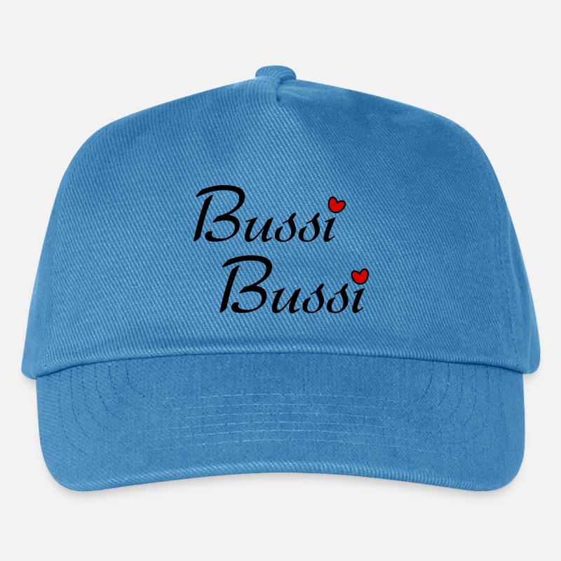 Bussi Bussi - Kinder Basecap - Pfauenblau