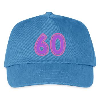 60 - Kids’ Baseball Cap - peacock-blue - Front