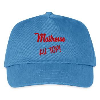 THANK YOU. MISTRESS. THANK YOU MISTRESS. MISTRESS - Kids’ Baseball Cap - peacock-blue - Front