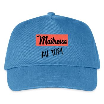 THANK YOU. MISTRESS. THANK YOU MISTRESS. MISTRESS - Kids’ Baseball Cap - peacock-blue - Front