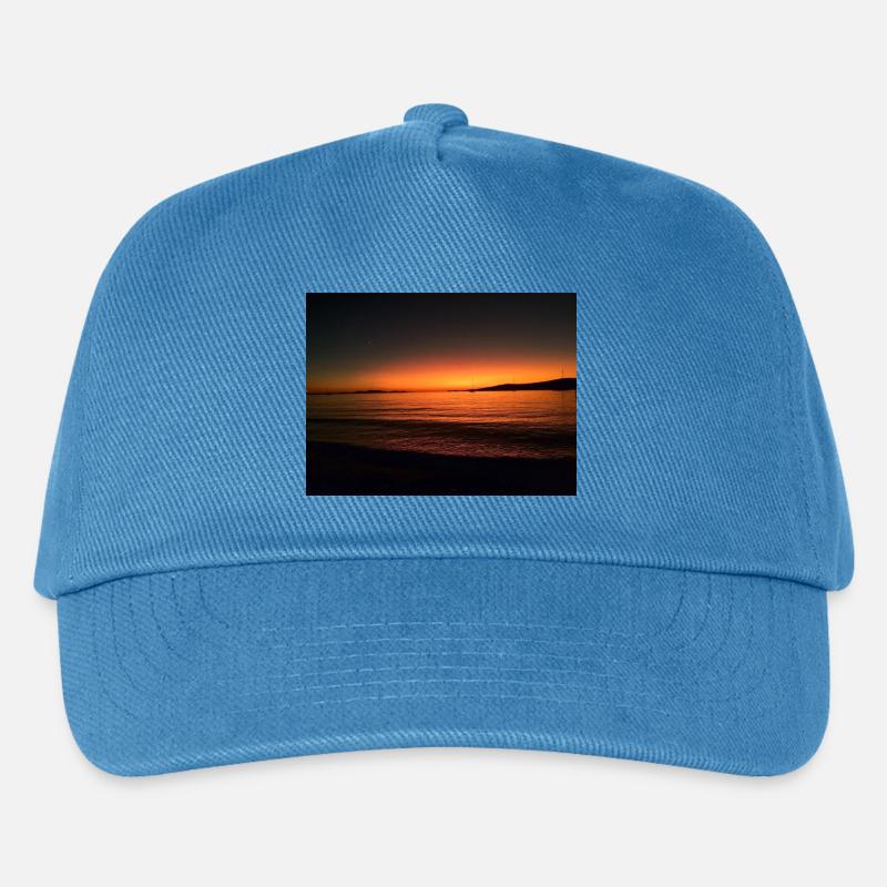 Seehaus. B Meer - Kinder Basecap - Pfauenblau