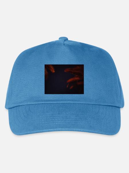Palmblätter - Kinder Basecap - Pfauenblau