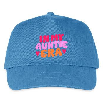 In My Auntie Era Statement - Kids’ Baseball Cap - peacock-blue - Front
