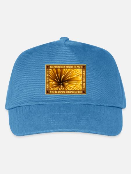 Spaghetti Fokus Retro-Rahmen - Kinder Basecap - Pfauenblau