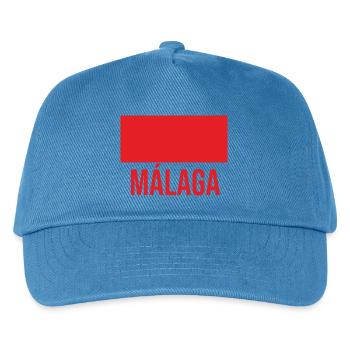 Málaga Cityscape Graphic Tee - Kids’ Baseball Cap - peacock-blue - Front
