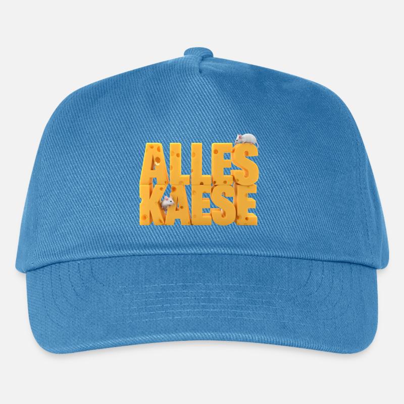 Alles Kaese - Kinder Basecap - Pfauenblau