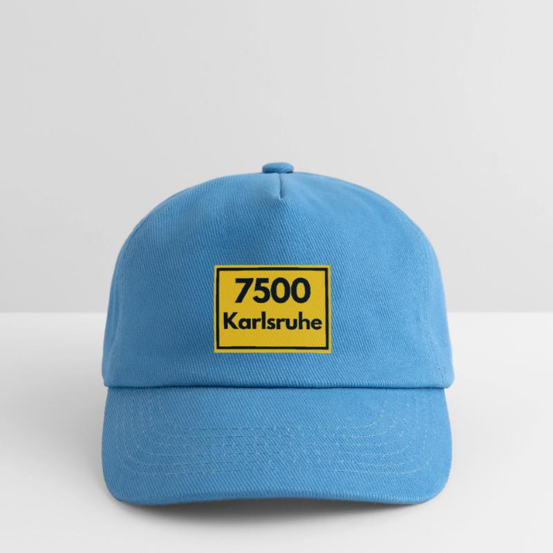 OLD POSTCODE ZIP CODE 7500 KARLSRUHE FÄCHERSTADT Kids’ Baseball Cap