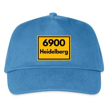 OLD POSTCODE POSTCODE RETRO 6900 HEIDELBERG - Kids’ Baseball Cap - peacock-blue - Front