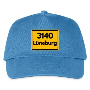 OLD POSTCODE POSTCODE RETRO 3140 LÜNEBURG – SALZ - Kids’ Baseball Cap - peacock-blue - Front